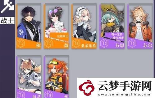 少女前線云圖計劃少前云圖計劃全角色強度排名榜介紹