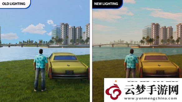俠盜獵車手三部曲終極版更新后光照對比視頻