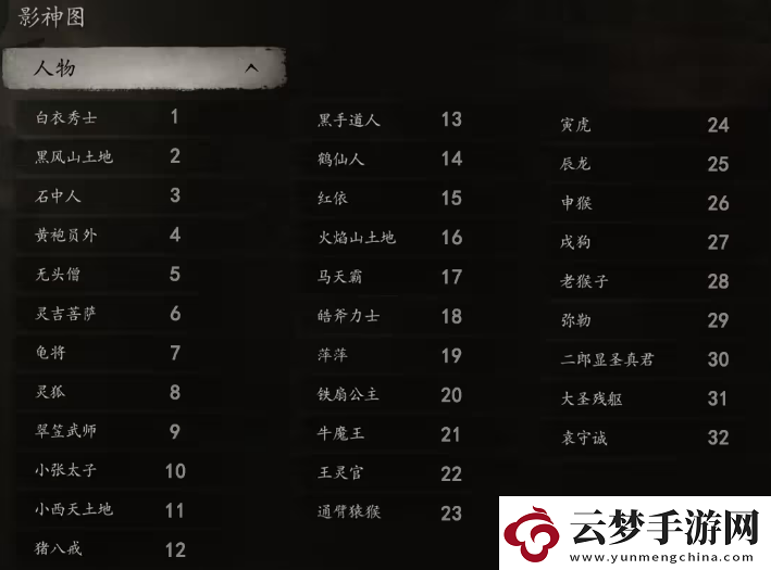 黑神話悟空影神圖介紹