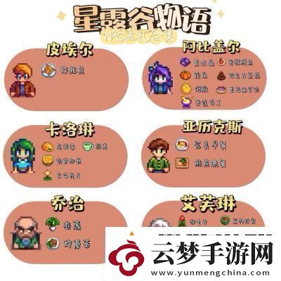 星露谷物語角色賈斯的個人喜好介紹