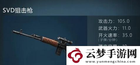 明日之后SVD狙擊槍怎么樣