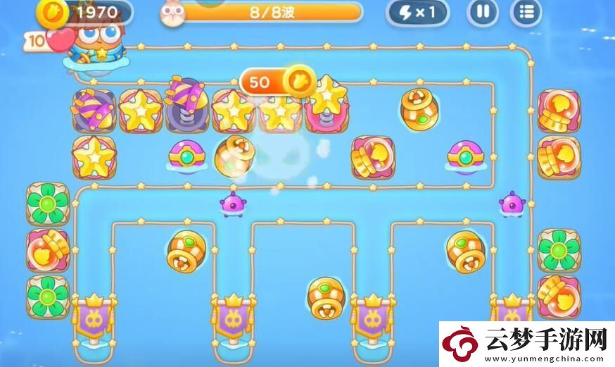 保衛(wèi)蘿卜4海的閨女第114關怎么滿星通關