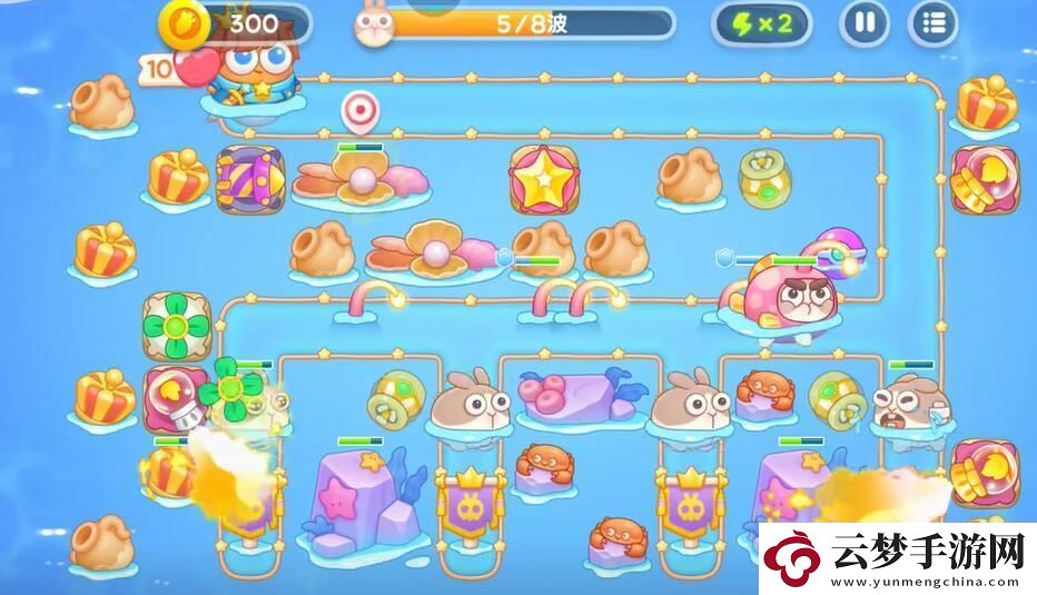 保衛(wèi)蘿卜4海的閨女第114關怎么滿星通關