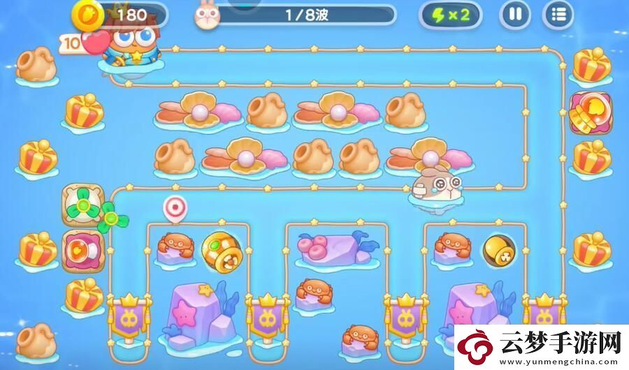 保衛(wèi)蘿卜4海的閨女第114關怎么滿星通關