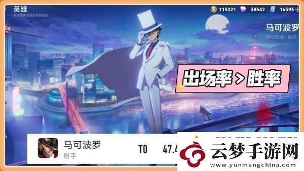 馬可出場率反超勝率-柯南聯(lián)動大火-官方乘勝推出瑤聯(lián)動
