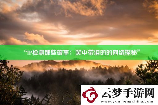 “IP檢測(cè)那些破事：笑中帶淚的的網(wǎng)絡(luò)探秘”