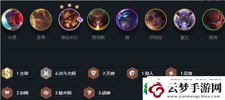 云頂之奕天選永恩最新版本最強(qiáng)陣容搭配站位及出裝2021