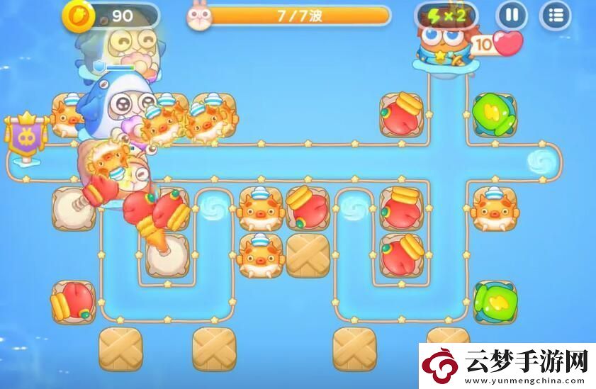 保衛(wèi)蘿卜4海的閨女第62關(guān)怎么過