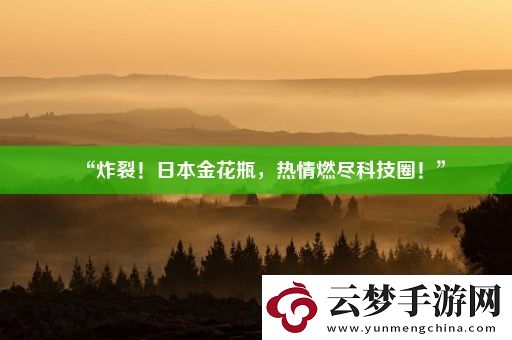 “炸裂！日本金花瓶-熱情燃盡科技圈！”