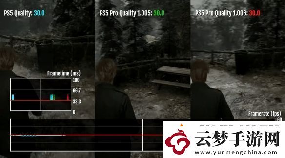 寂靜嶺2重制版更新后PS5和Pro對(duì)比