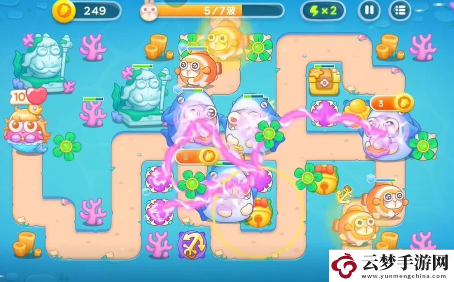 保衛(wèi)蘿卜4海的閨女第46關怎么過