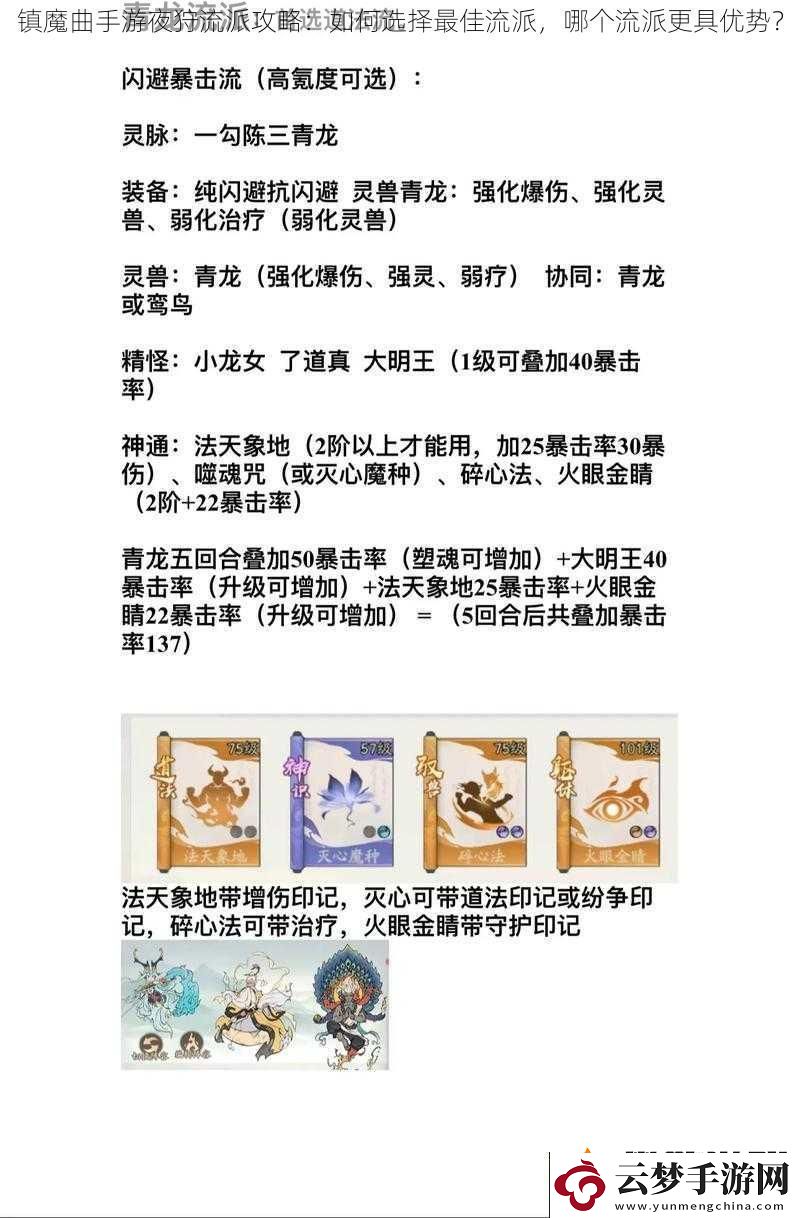 鎮(zhèn)魔曲手游夜狩流派攻略