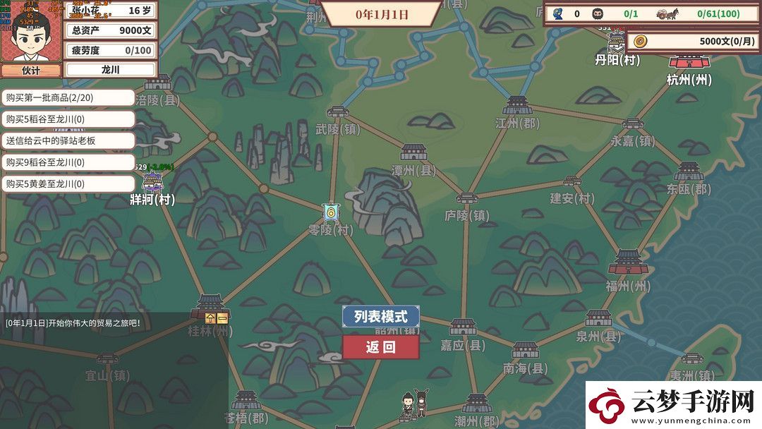 模擬經(jīng)營(yíng)游戲——中華一商