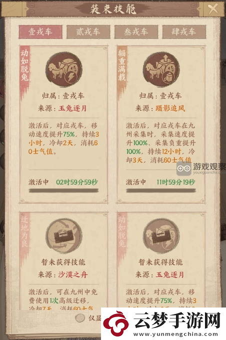 這城有良田戎車(chē)皮膚使用攻略