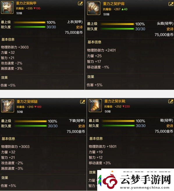 dnf手游50級史詩輕甲選擇推薦
