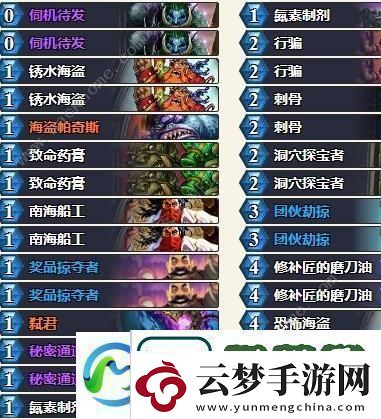 爐石傳說最新t1卡組標(biāo)準(zhǔn)套牌2021